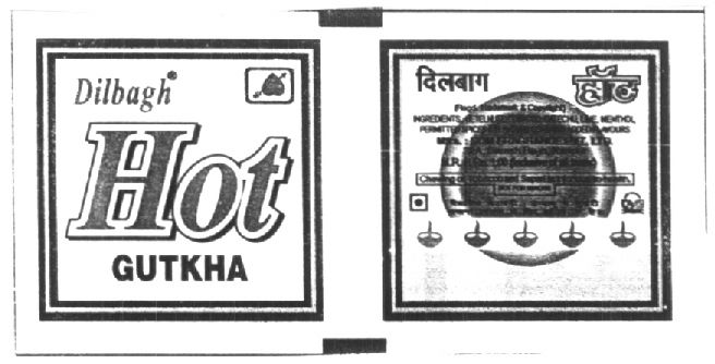 Dilbagh Hot Gutkha ( Label) Device mark 1414301 Trademark