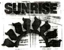Sunrise (label) Device mark 768521 Trademark