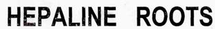 Hepaline Roots Device mark 2384963 Trademark