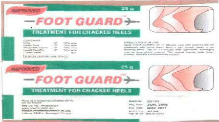 Foot Guard Device mark 1896733 Trademark
