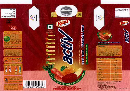 Activ Real Nature Fresh With Label Device mark 1424860 Trademark
