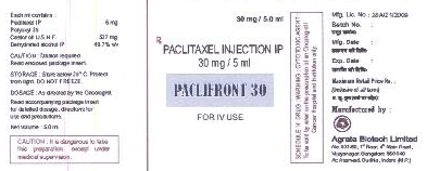 Paclifront 30 Device mark 2017789 Trademark