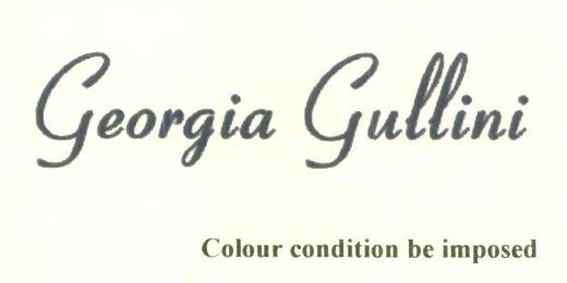 Georgin Gullin ( Stylish Word) Device mark 1423965 Trademark