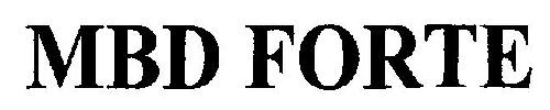 Mbd Forte (device) Device mark 2524413 Trademark
