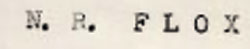 N. R. F L O X Device mark 670900 Trademark