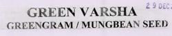 Green Varsha Greengram / Mungbean Seed Device mark 1768895 Trademark