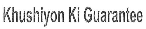 Khushiyon Ki Guarantee (device) Device mark 2698097 Trademark