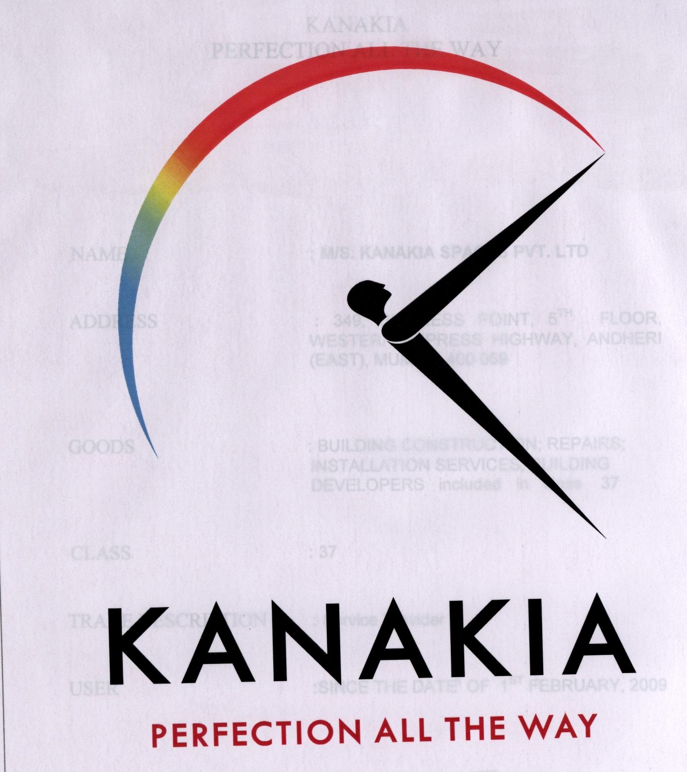 Kanakia (label) Device mark 1786941 Trademark