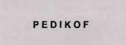 P E D I K O F Device mark 1092416 Trademark