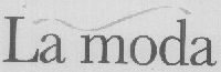 La Moda (label) Device mark 1475063 Trademark