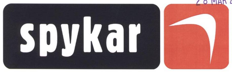 Spykar (device) Device mark 1670208 Trademark