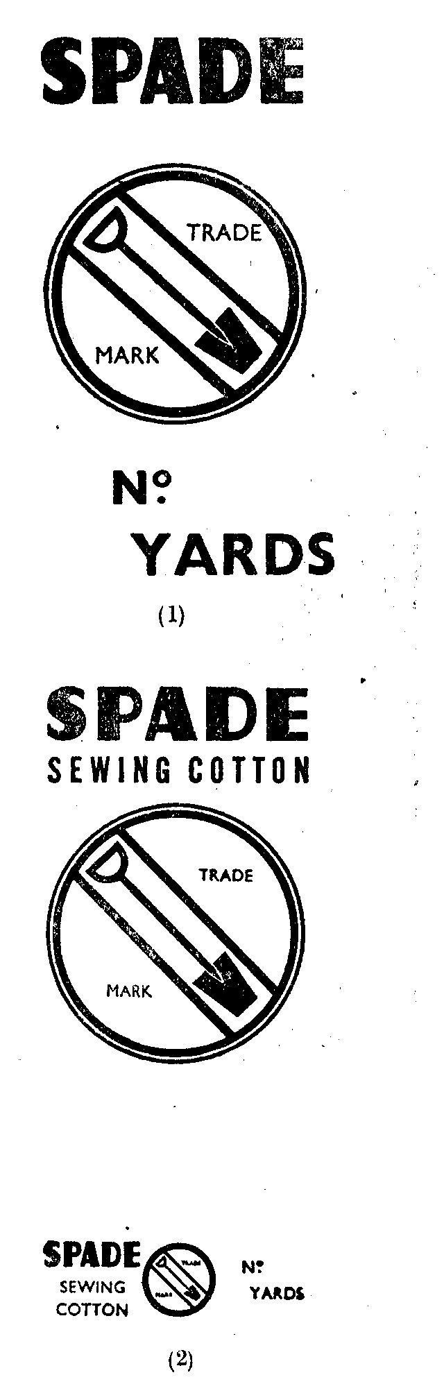 Spade Device mark 118281 Trademark