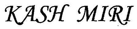 Kash Miri (device) Device mark 2443902 Trademark