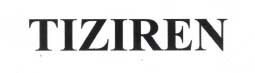 Tiziren Device mark 2195551 Trademark