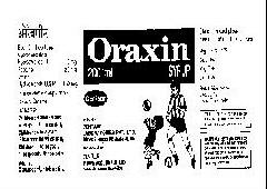 Oraxin Syrup Device mark 809922 Trademark
