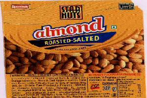Star Nuts Almond With Label Device mark 1676412 Trademark