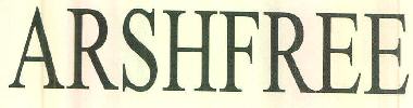 Arshfree Device mark 2961081 Trademark