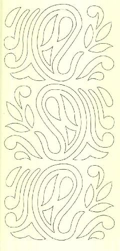 Ornamental Paisley Border Device mark 2914504 Trademark