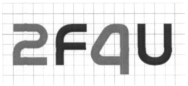 2f4u (numbral 2 & 4) Device mark 1597842 Trademark