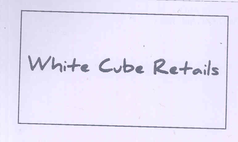 White Cube Retails Device mark 1707885 Trademark