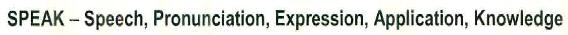 Speak-speech, Pronunciation, Expression, Application, Knowledge Device mark 2541143 Trademark
