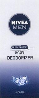 Nivea Men Fresh Protect Body Deodorizer Ice Cool(label) Device mark 2897664 Trademark