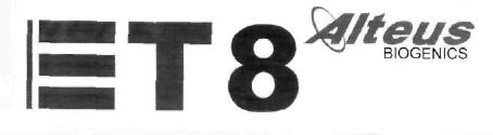 Et8 Alteus Biogenics Device mark 2504845 Trademark