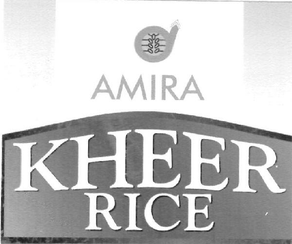 Amira Kheer Rice (label) Device mark 2416259 Trademark