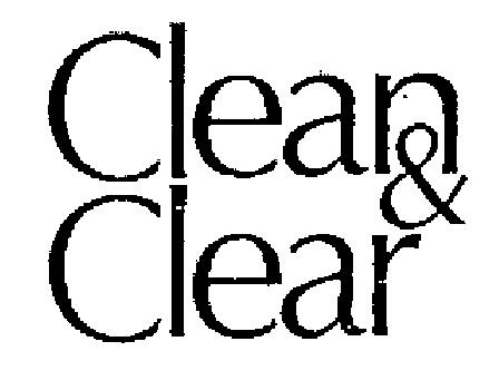 Clean & Clear (logo) Device mark 2252463 Trademark