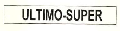 Ultimo-super Device mark 2927064 Trademark