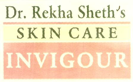 Dr. Rekha Sheth"s Skin Care Invigour(label) Device mark 1591261 Trademark