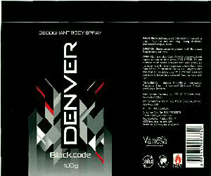 Denver Black.code (label) Device mark 2535872 Trademark