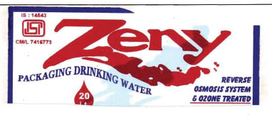 Zeny (label) Device mark 1178583 Trademark
