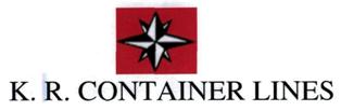 K. R. Container Lines Device mark 1993772 Trademark