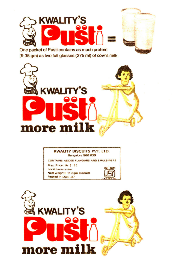 Kwality's Pusti With Device Device mark 471030 Trademark
