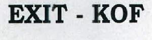 Exit - Kof Device mark 2405413 Trademark