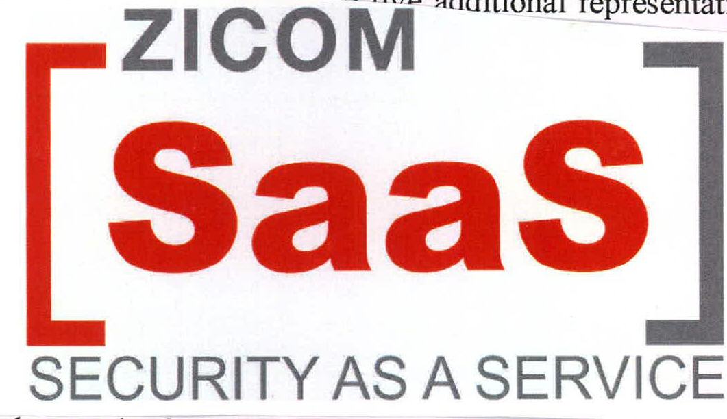 Zicom [saas] Security As A Service Device mark 2262474 Trademark