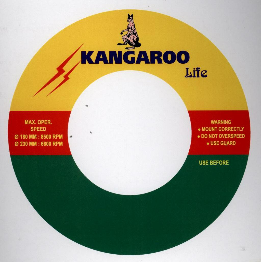 Kangaroo (label) Device mark 1535837 Trademark