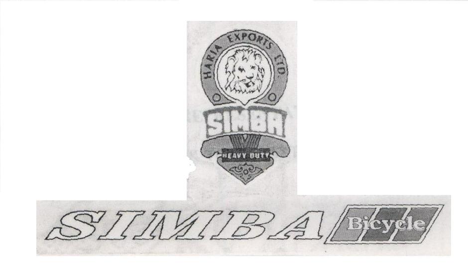 Simba Bicycle Device mark 1587694 Trademark