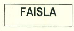 Faisla Device mark 2950259 Trademark