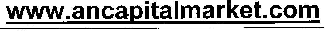 Www.ancapitalmarket.com (label) Device mark 2189984 Trademark