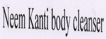 Neem Kanti Body Cleanser With Device Device mark 1661261 Trademark