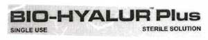 Bio-hyalur Plus Device mark 2106770 Trademark