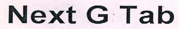 Next G Tab Device mark 2258680 Trademark