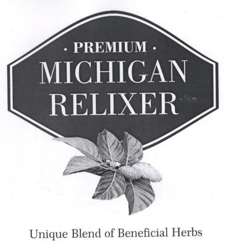 Michigan Relixer (label) Device mark 1687805 Trademark