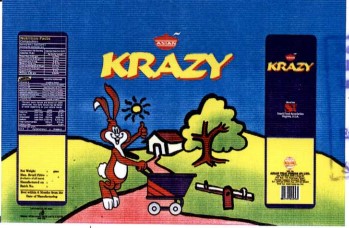 Asian Krazy (label) Device mark 1331231 Trademark