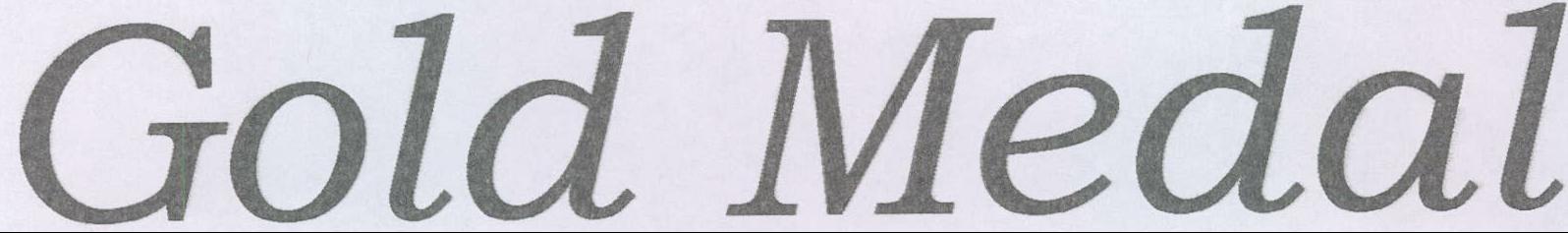 Gold Medal Device mark 2156047 Trademark
