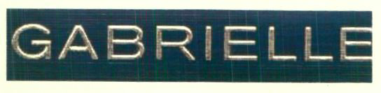 Gabrielle ( Label) Device mark 1411217 Trademark