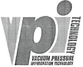 Vpi Technology, Vacuum Pressure Impregnation Technology(label) Device mark 2784394 Trademark