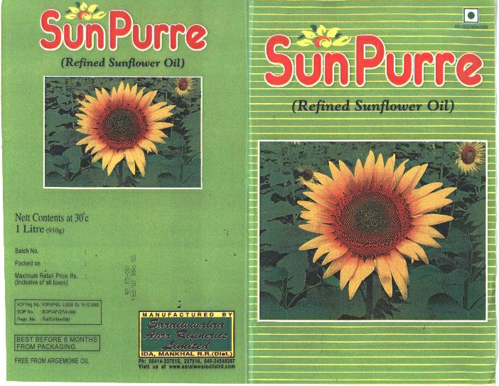 Sunpurre (label) Device mark 1546998 Trademark